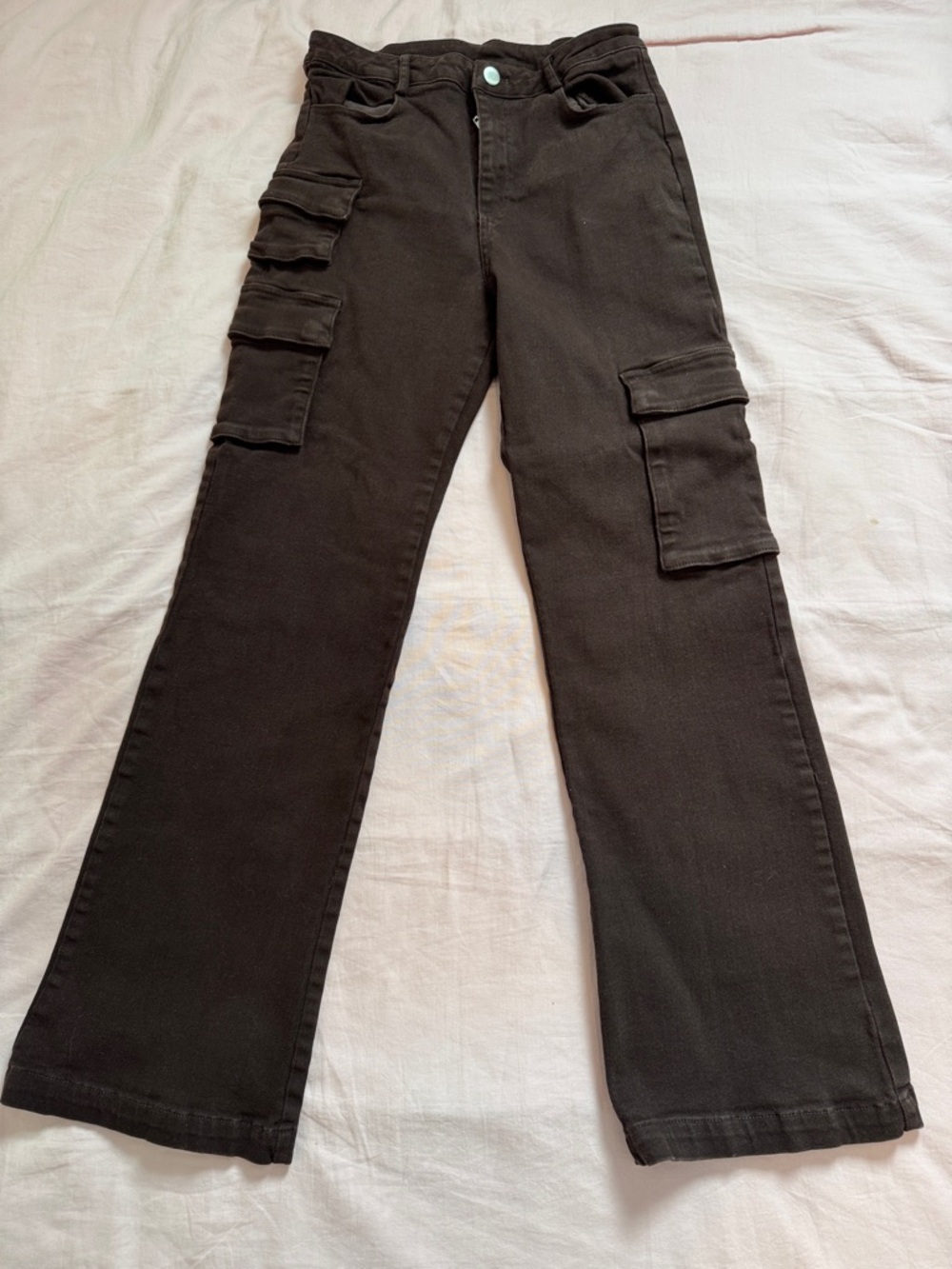 Le Lis Brown High-Rise Wide-Leg Pants